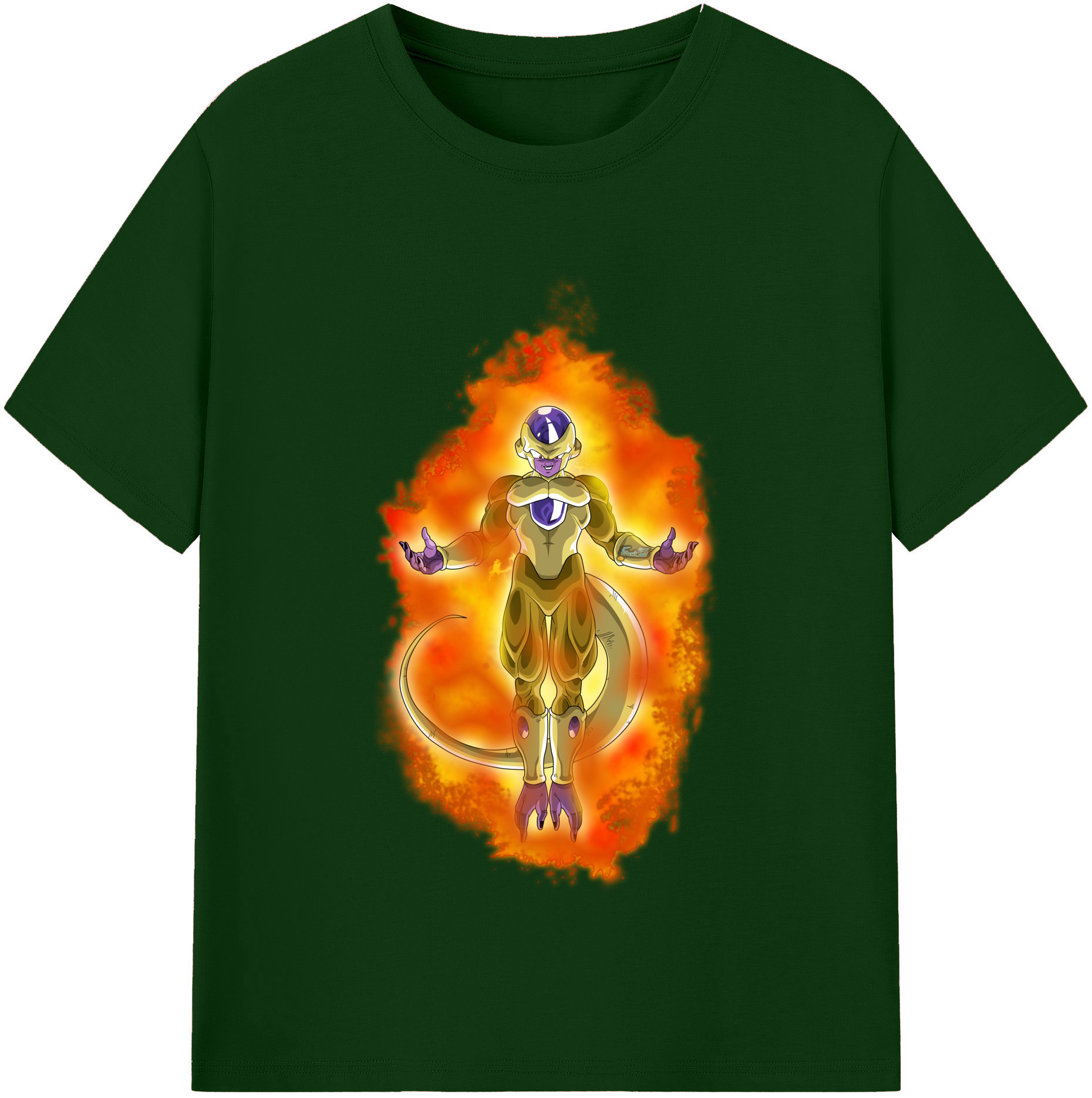 （画像用） ドラゴンボール フリーザ DRAGON BALL Frieza 綿100％半袖Tシャツ（フロントプリント）
